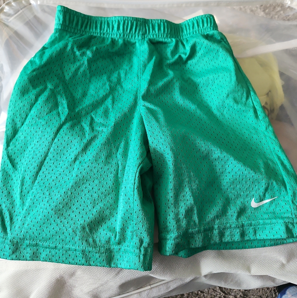 Nike Teal Green Mesh Sport Shorts